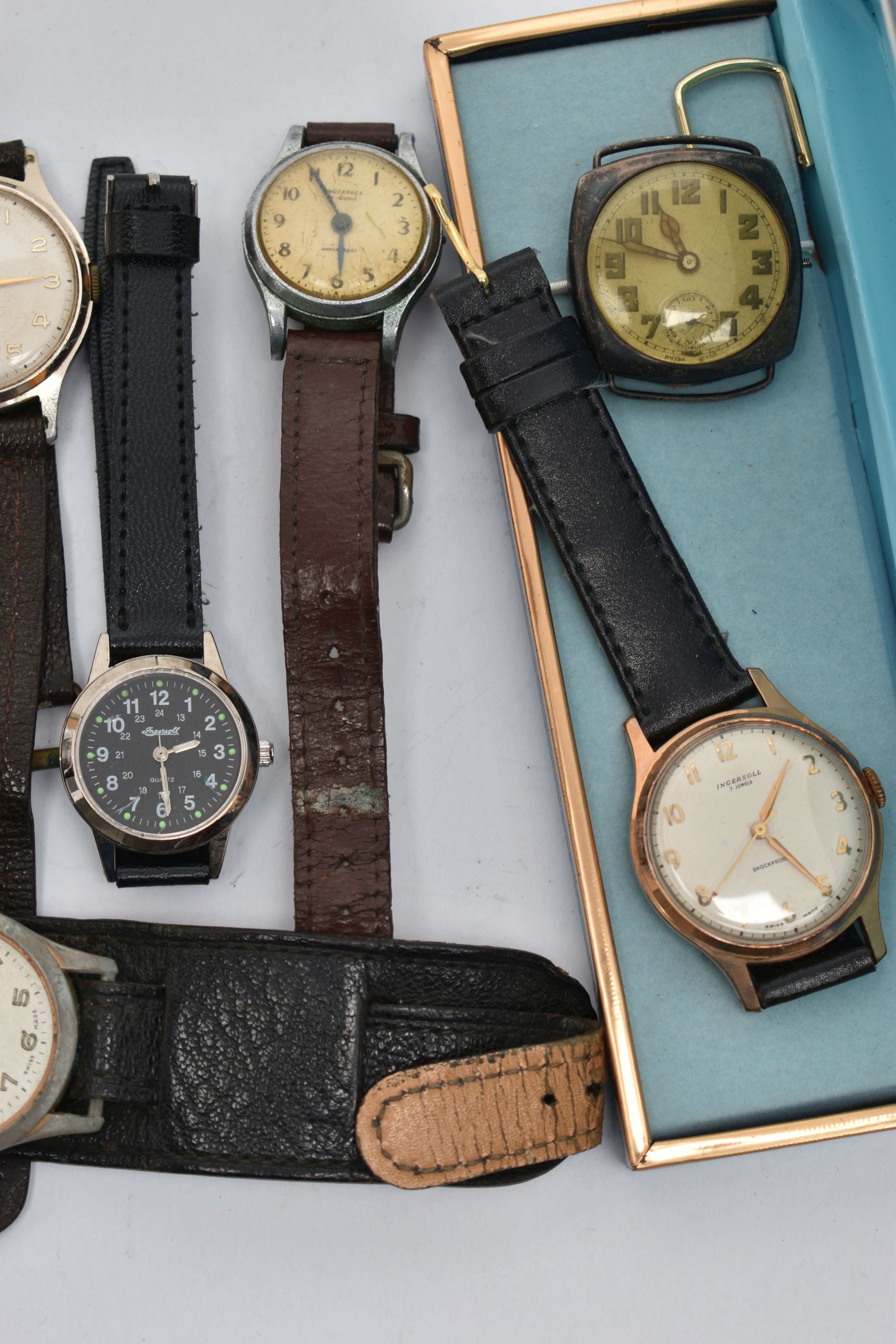 A BOX OF ASSORTED 'INGERSOLL' WATCHES, to include seven 'Ingersoll' wristwatches, a 'Mentor' - Image 2 of 3
