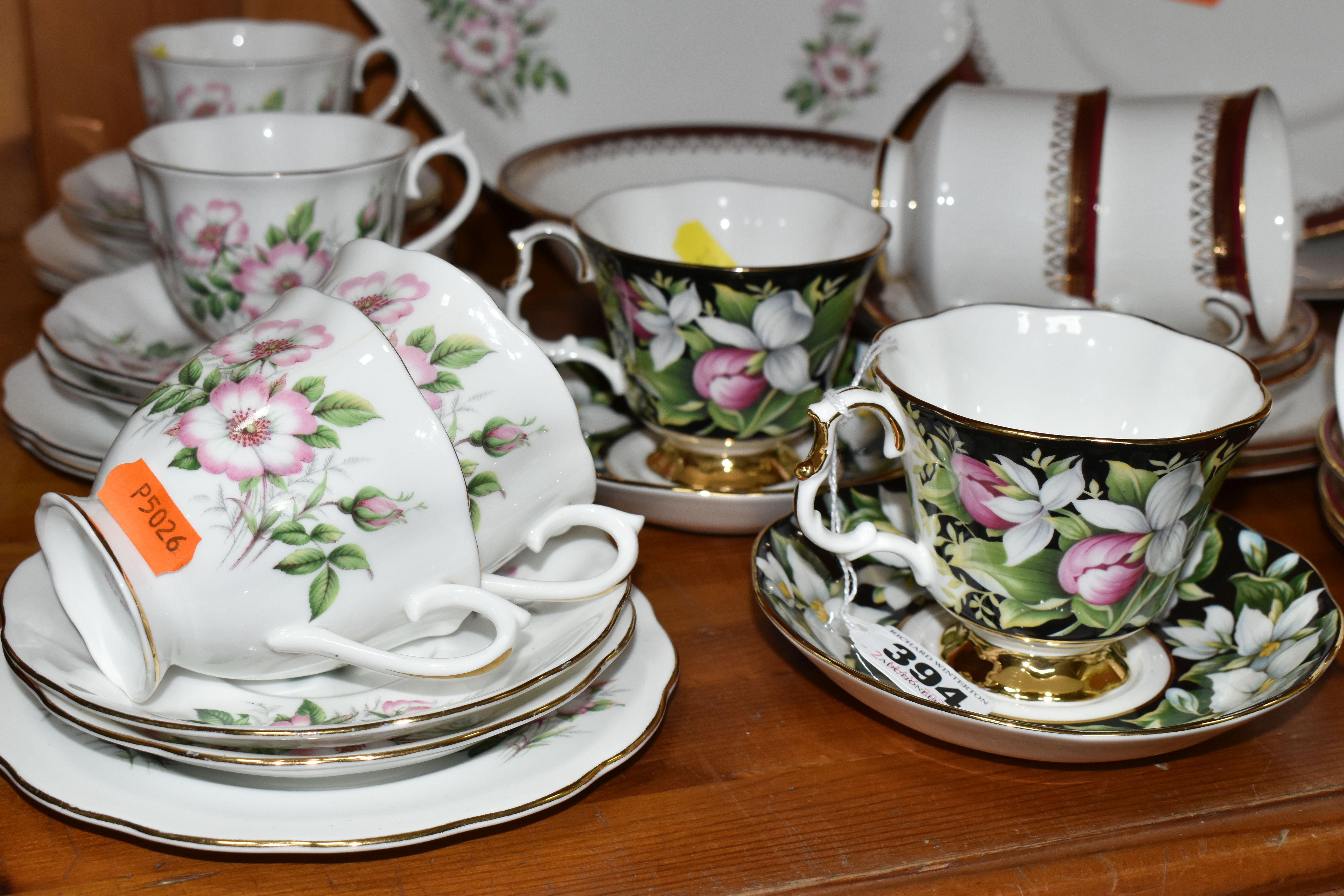 A GROUP OF ASSORTED TEAWARE, comprising two Royal Albert 'Provincial Flowers' pattern tea cups and - Image 2 of 5