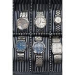 A COLLECTION OF VINTAGE WRISTWATCHES, to include an automatic Citizen Seven Star V2 wristwatch,