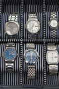 A COLLECTION OF VINTAGE WRISTWATCHES, to include an automatic Citizen Seven Star V2 wristwatch,