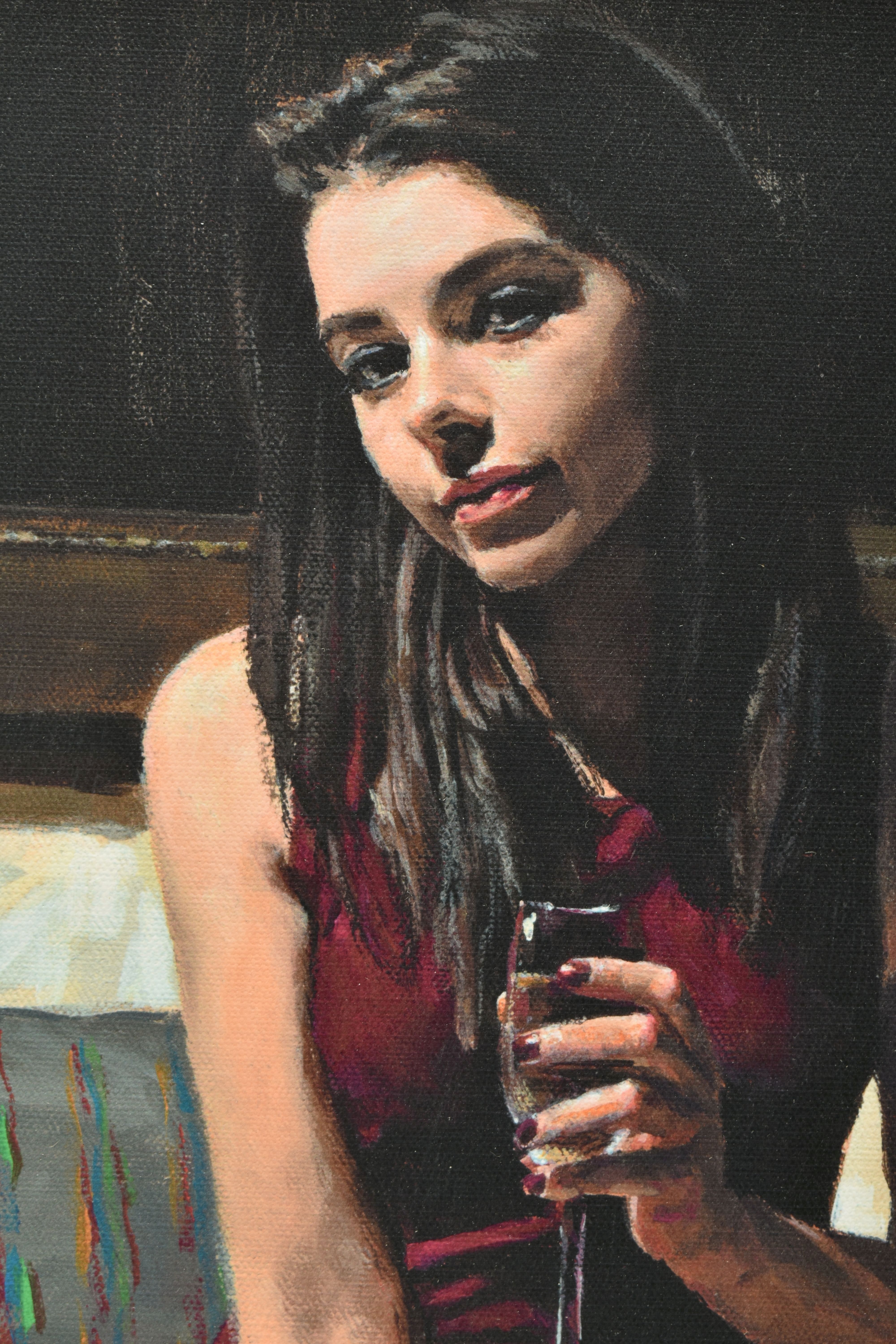 FABIAN PEREZ (ARGENTINA 1967) 'BELLA', a signed limited edition portrait of a female figure - Image 3 of 5