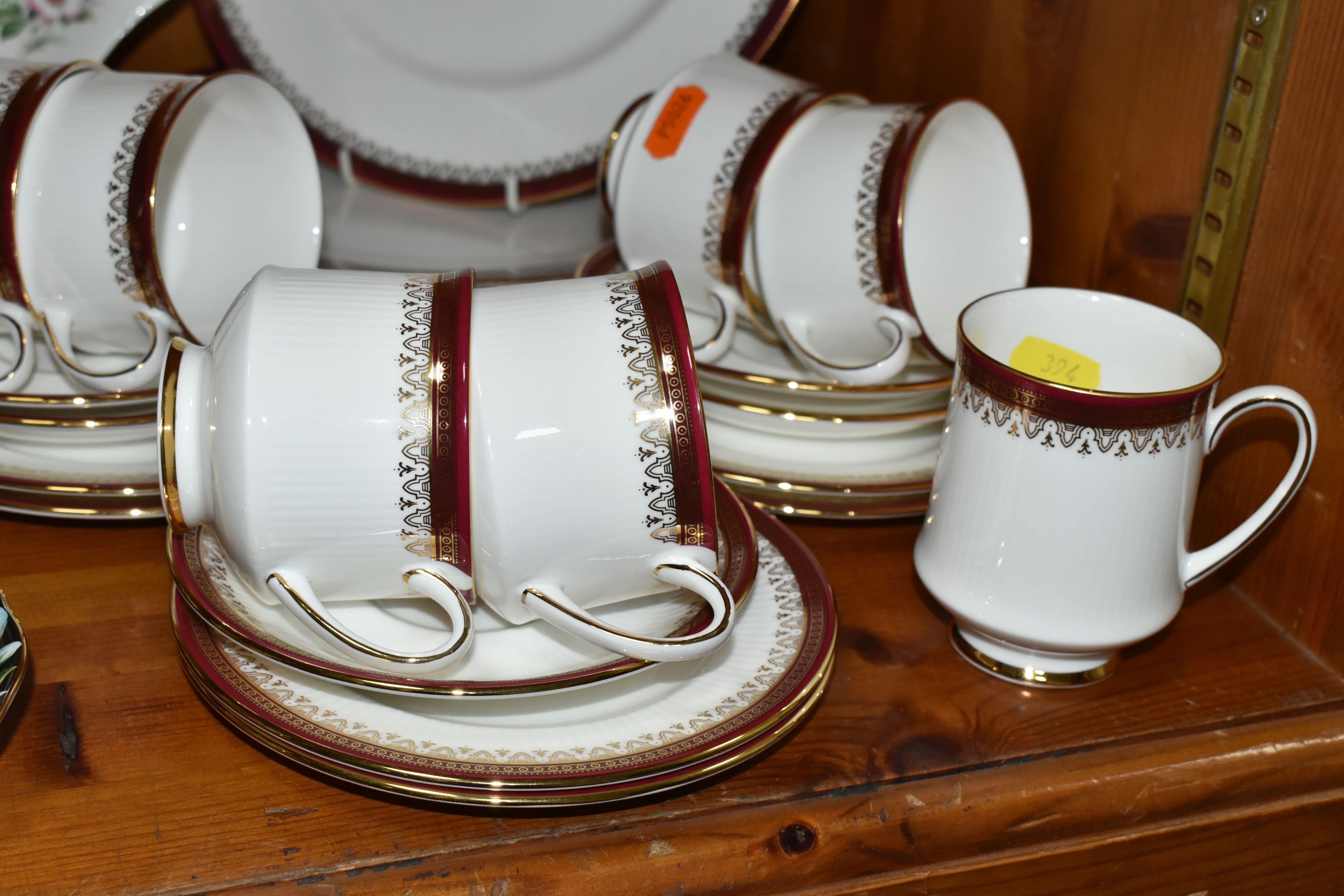A GROUP OF ASSORTED TEAWARE, comprising two Royal Albert 'Provincial Flowers' pattern tea cups and - Image 3 of 5