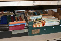 SIX BOXES OF ASSORTED 20TH CENTURY BOOKS, a number of books are written in German including a copy