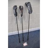 A COLLECTION OF PING GOLF CLUBS comprising a Ping G425-9 with Ping red series driver key (new and in