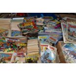 NINE BOXES OF COMICS AND FANTASY BOOKS ETC, to include Marvel Hulk, Spiderman, Avengers and Star