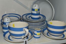 A COLLECTION OF T.G.GREEN POTTERY TRADITIONAL CORNISHWARE, comprising a pair of extra-large modern