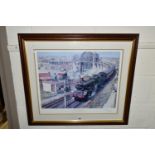 TERENCE CUNEO (1907-1996) 'CORNISH RIVIERA EXPRESS', a limited edition lithographic print from an