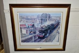 TERENCE CUNEO (1907-1996) 'CORNISH RIVIERA EXPRESS', a limited edition lithographic print from an
