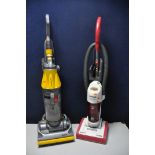 A DYSON DC07 UPRIGHT VACUUM (PAT pass and working), along with a Hoover JC3165 upright vacuum (PAT