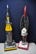 A DYSON DC07 UPRIGHT VACUUM (PAT pass and working), along with a Hoover JC3165 upright vacuum (PAT