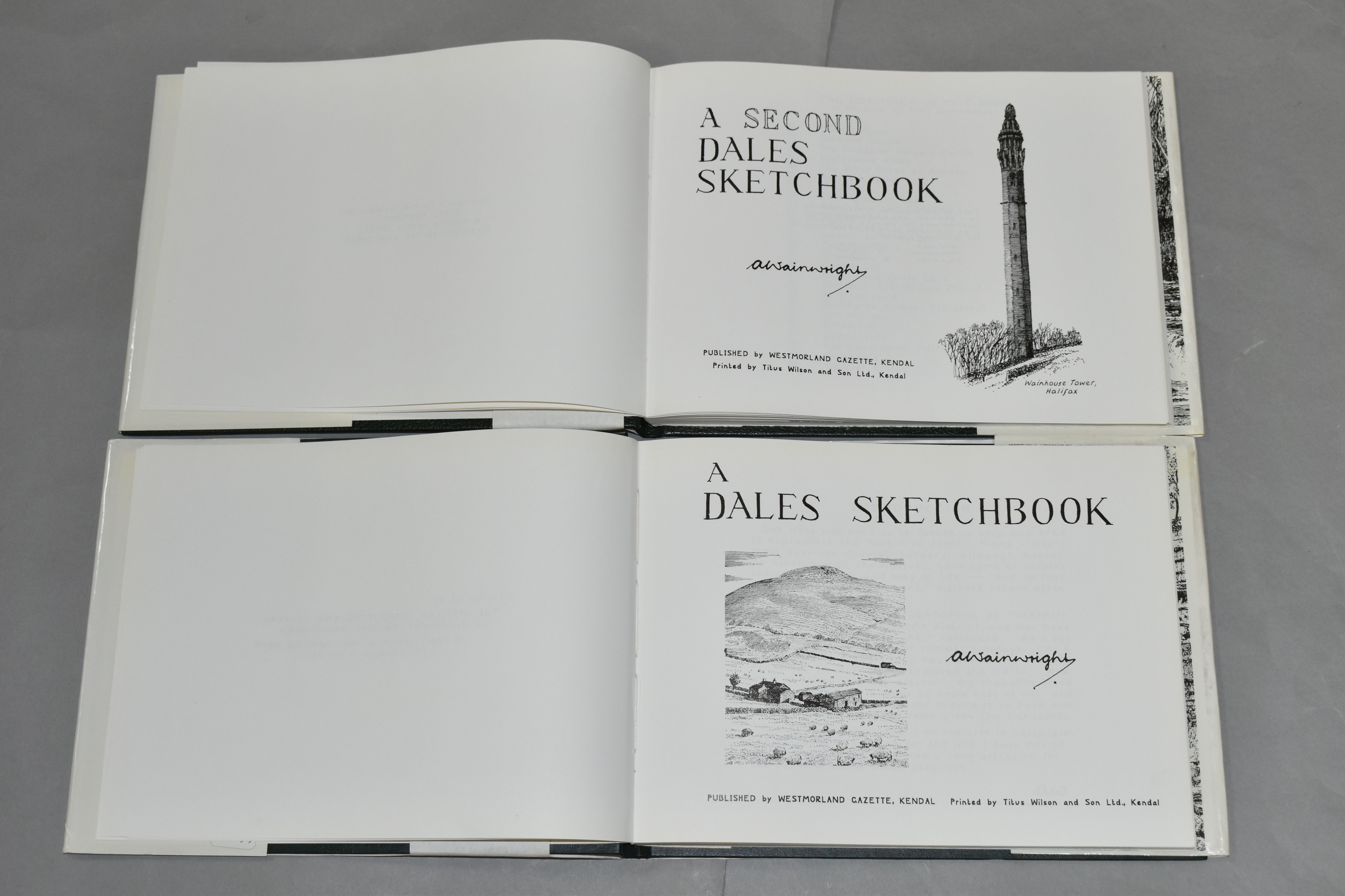 ALFRED WAINWRIGHT - TWO BOOKS, later editions of A dales Sketchbook and A Second Dales Sketchbook, - Image 4 of 11