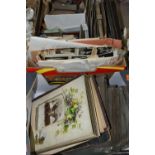 TWO BOXES OF EPHEMERA to include a large collection of early-mid 20th century family photographs and