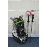 COLLECTION OF GOLF CLUBS to include a full set of Callaway from 5-9, sand wedge, putter, 60 angle