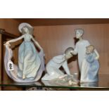 THREE LLADRO FIGURES, comprising 'May Dance' 5662, sculpted by José Puche 1990-2001, height 23.