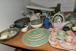 A COLLECTION OF STUDIO POTTERY, to include mainly Jericho Studio Pottery/Hannah Shipway pieces,