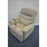 A CELEBRITY ELECTRIC RISE AND RECLINE ARMCHAIR (PAT pass and working)