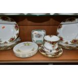 A COLLECTION OF ROYAL ALBERT 'OLD COUNTRY ROSES' PATTERN PLATES AND OTHER PATTERNS, comprising a