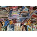 THREE BOXES OF MAGAZINES, mainly from the 1960s to 1980s, with a few earlier issues, titles to