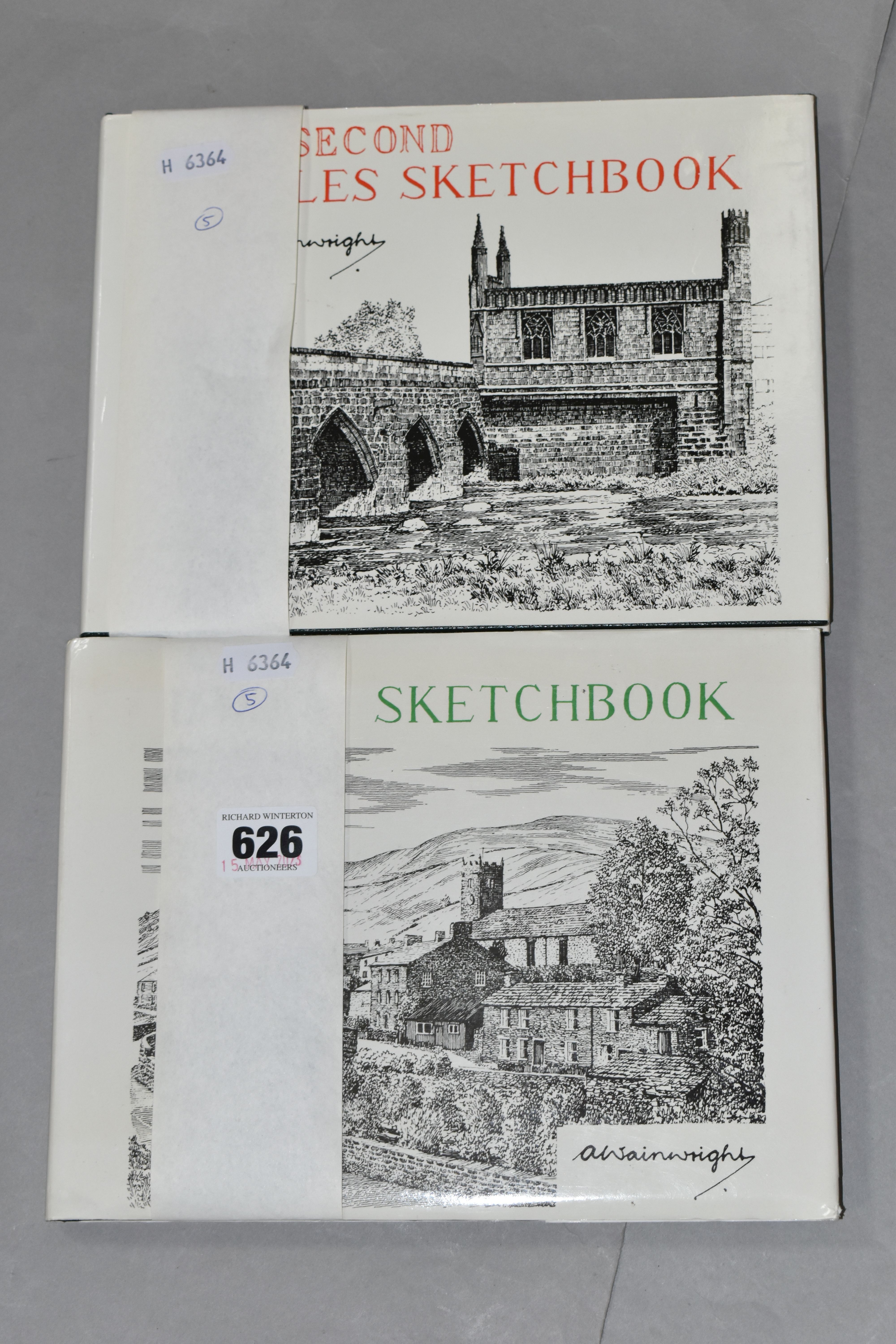 ALFRED WAINWRIGHT - TWO BOOKS, later editions of A dales Sketchbook and A Second Dales Sketchbook,