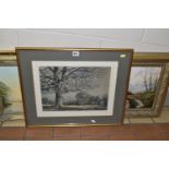 COLIN CLIFTON (20TH CENTURY) FOUR LANDSCAPE OILS, comprising a view down an estuary on board, an