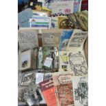 ONE BOX OF EPHEMERA to include a collection of early and late 20th century postcards to include