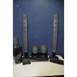 A LG SPEAKER SYSTEM comprising a part of an LG SH53PH-F floor standing speakers, a single SH52PH-C