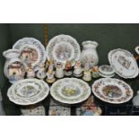 A COLLECTION OF ROYAL DOULTON 'BRAMBLY HEDGE' FIGURES, PLATES AND GIFTWARES, comprising figures: