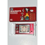 MARIO'S CEMENT FACTORY GAME & WATCH BOXED, box only contains minor wear and tear, requires