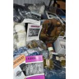 THREE BOXES AND LOOSE YARNS AND NEEDLEWORK INTEREST, to include two large boxes of yarns,