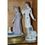 TWO LLADRO FIGURES, comprising Female Physician no 5197, designed by Salvador Debon 1984, retired