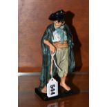 A ROYAL DOULTON FIGURINE 'THE BEGGAR' HN2175, issued 1956 - 1962, green printed backstamp, height