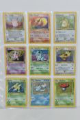 POKEMON JUNGLE HOLO CARDS, includes Clefable 1/64, Flareon 3/65, Kangaskhan 5/64, Mr. Mime 6/64,