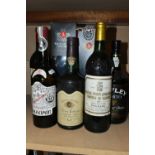 ALCOHOL, Seven Bottles of assorted alcohol comprising one bottle of CHATEAU PICHON LONGUEVILLE
