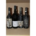 FOUR BOTTLES OF VINTAGE PORT comprising one bottle of DOW'S 1970 Vintage, one bottle of TAYLOR'S