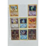 POKEMON PROMO CARDS, TOPPS CARDS AND LENTINGULAR UNCUT SHEETS, promo cards include Pikachu 1,