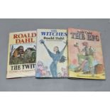 THREE ROALD DAHL BOOKS WITH ILLUSTRATIONS BY QUENTIN BLAKE, a first edition 'The BFG' published 1982