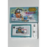 SQUISH GAME & WATCH BOXED, box only contains minor wear and tear but includes the original tape,