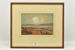 CIRCLE OF HERCULES BRABAZON BRABAZON (1821-1906) 'SUNSET', a coastal landscape, no visible