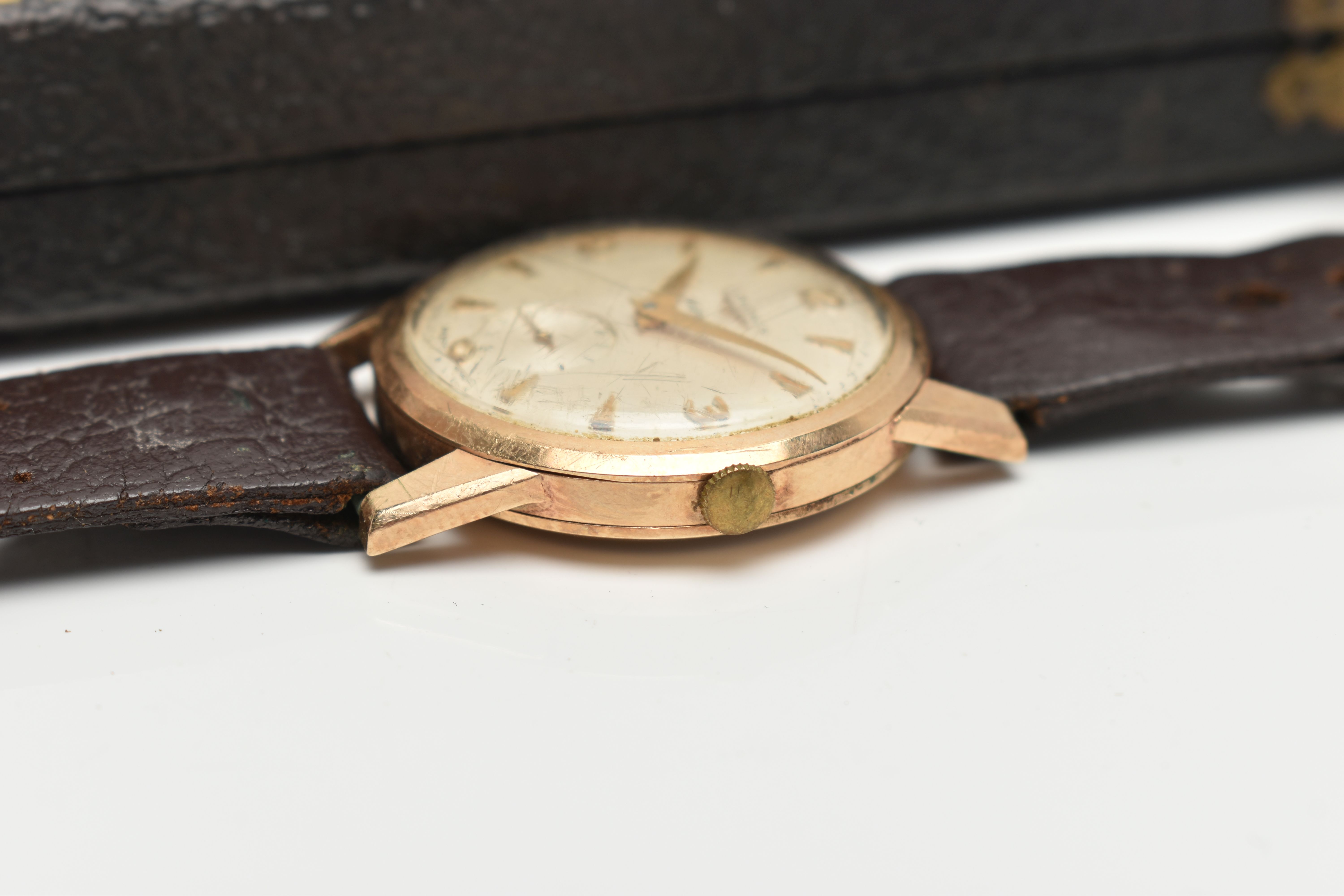 A GENTS 9CT GOLD 'LONGINES' AUTOMATIC WRISTWATCH, round silver dial signed 'Longines Automatic' - Image 6 of 6