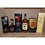 WHISKY, Three Bottles of Scotch Whisky and Three Bottles of American Whiskey, comprising one