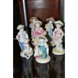 SIX LIMITED EDITION COALPORT FIGURINES FROM 'THE FAYE WHITTAKER COLLECTION' comprising My Pal