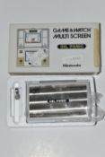 OIL PANIC GAME & WATCH BOXED, box only contains minor wear and tear, requires replacement batteries,