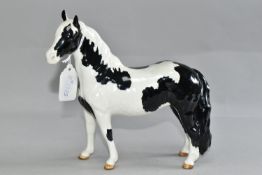 A BESWICK PINTO PONY, model no 1373, first version piebald, bearing printed backstamp, height 16.5cm