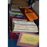 TWO TRAYS CONTAINING APPROX ONE HUNDRED AND TWENTY LPs AND 78s OF MOSTLY JAZZ MUSIC including Duke