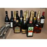 WINE & SPIRITS, comprising Seven Bottles of Sparkling Wine/Cava from Lindauer, Freixenet,