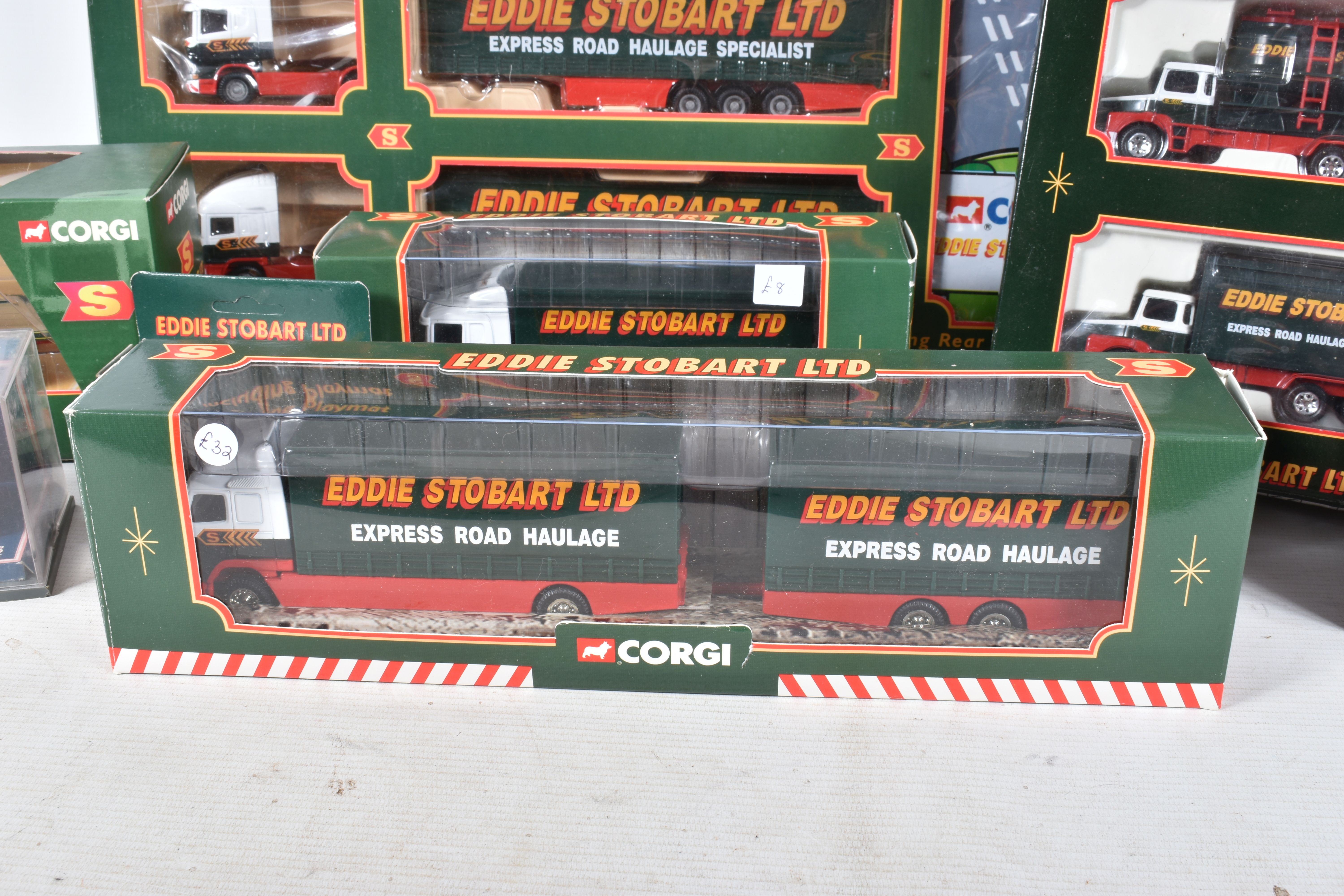 A QUANTITY OF BOXED CORGI EDDIE STOBART VEHICLES AND OTHER DIE-CAST MODELS, to include a Truck Set - Image 5 of 10