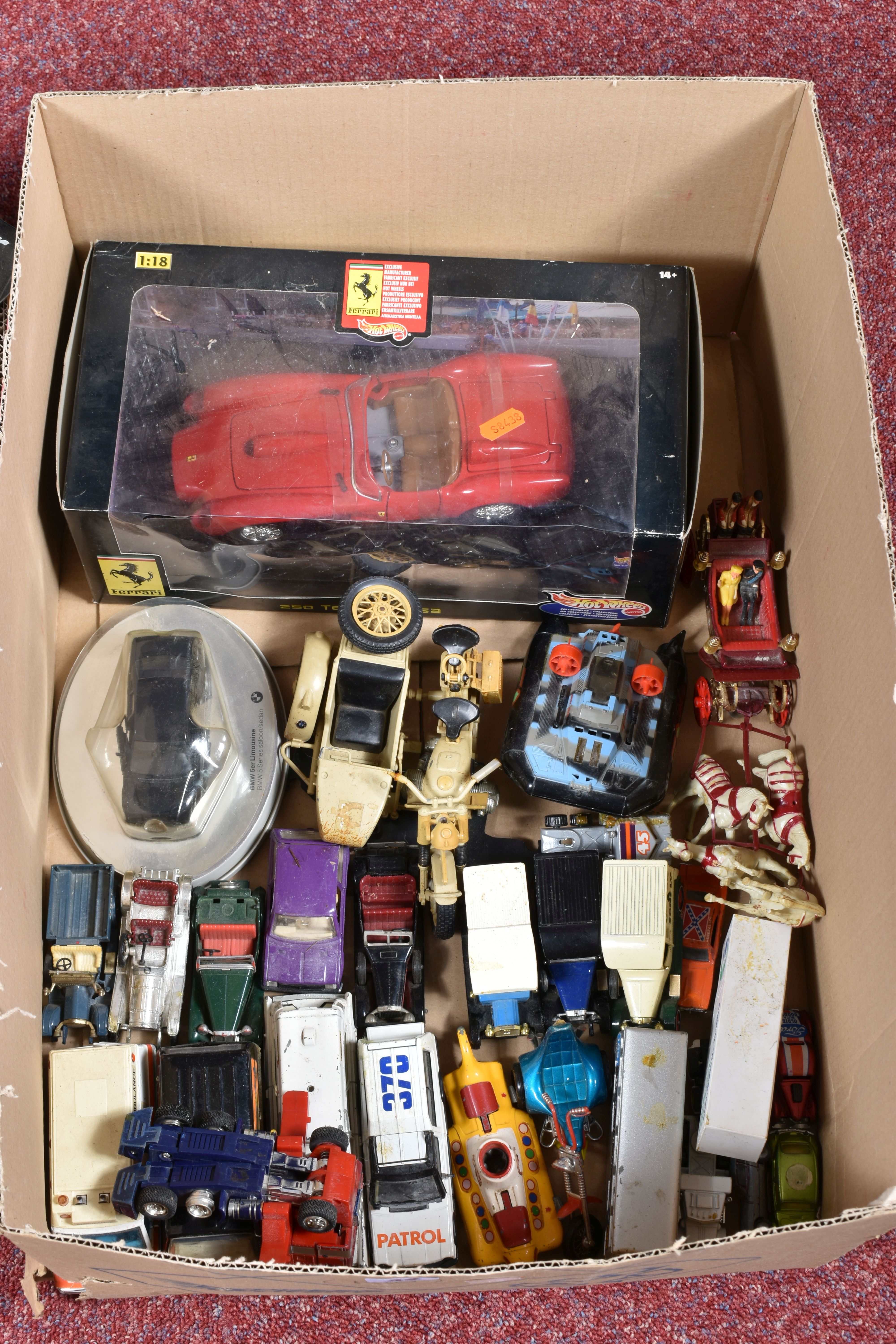 A QUANTITY OF UNBOXED AND ASSORTED PLAYWORN DIECAST VEHICLES, to include Corgi Toys The Beatles - Image 2 of 4