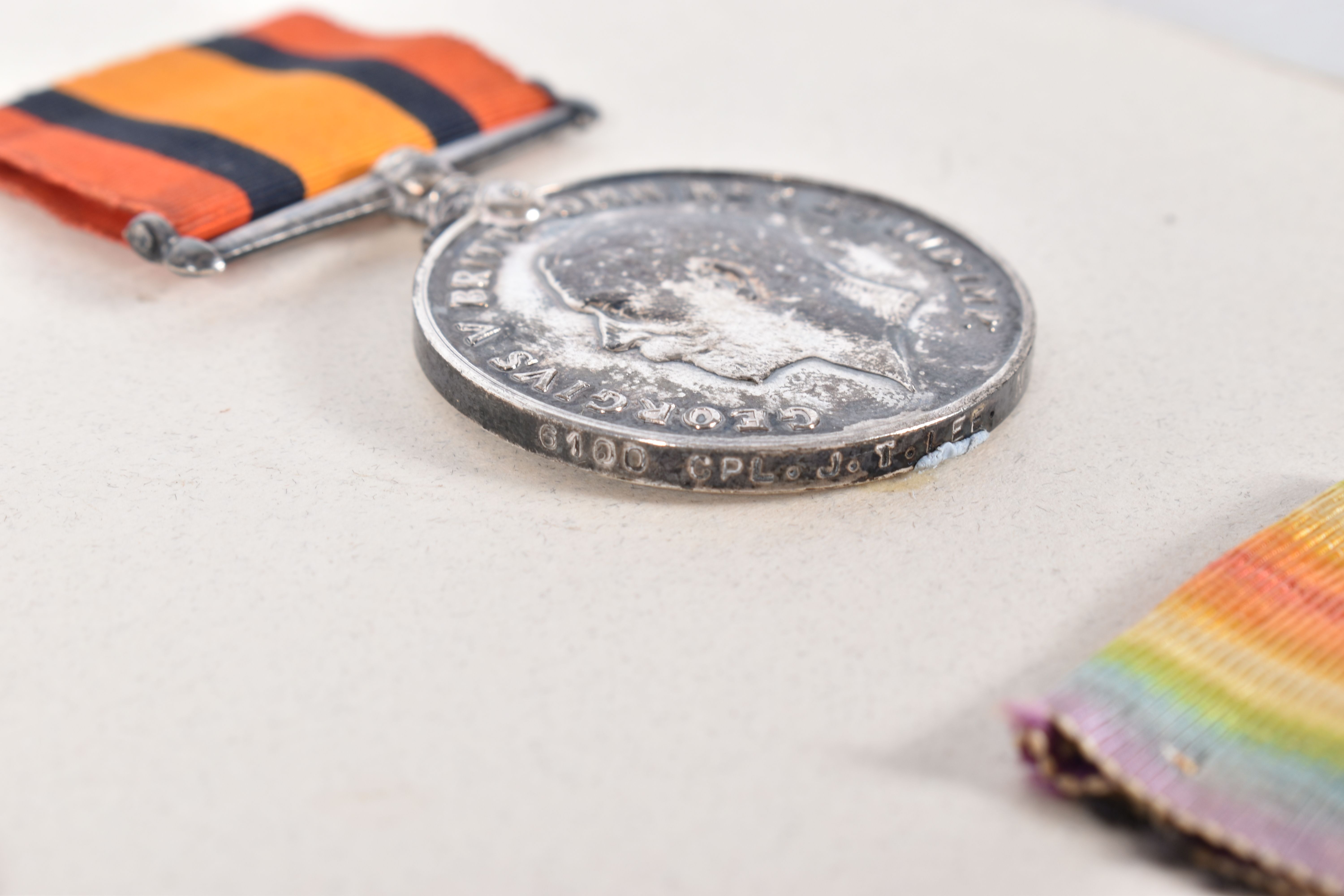 A NORTH STAFFORDSHIRE REGIMENT BOER WAR AND WWI 1914 MONS STAR TRIO OF MEDALS, the Boer War pair are - Image 15 of 25