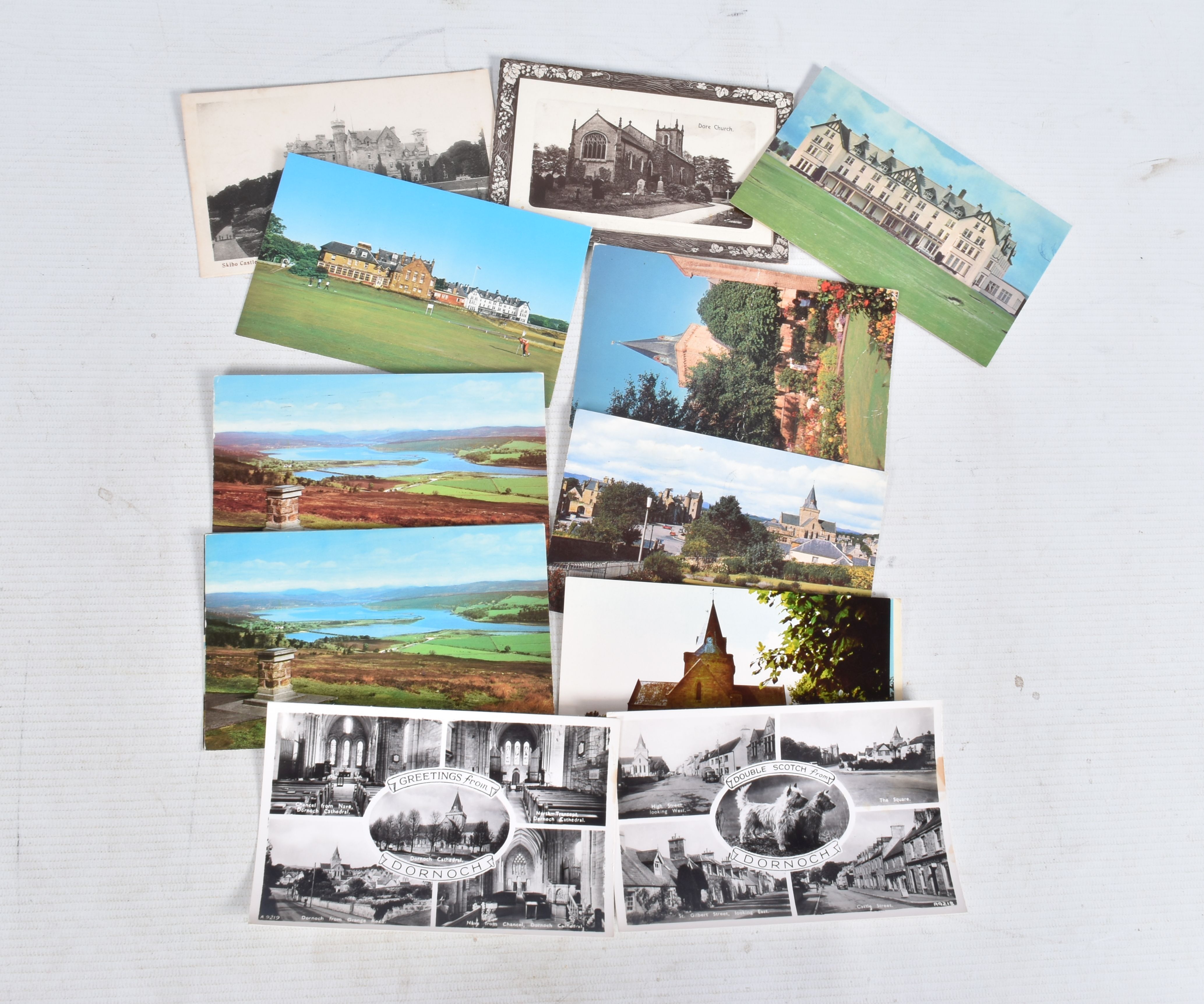 POSTCARDS, a tray containing postcards to various towns and villages in Scotland, approximately - Image 6 of 10