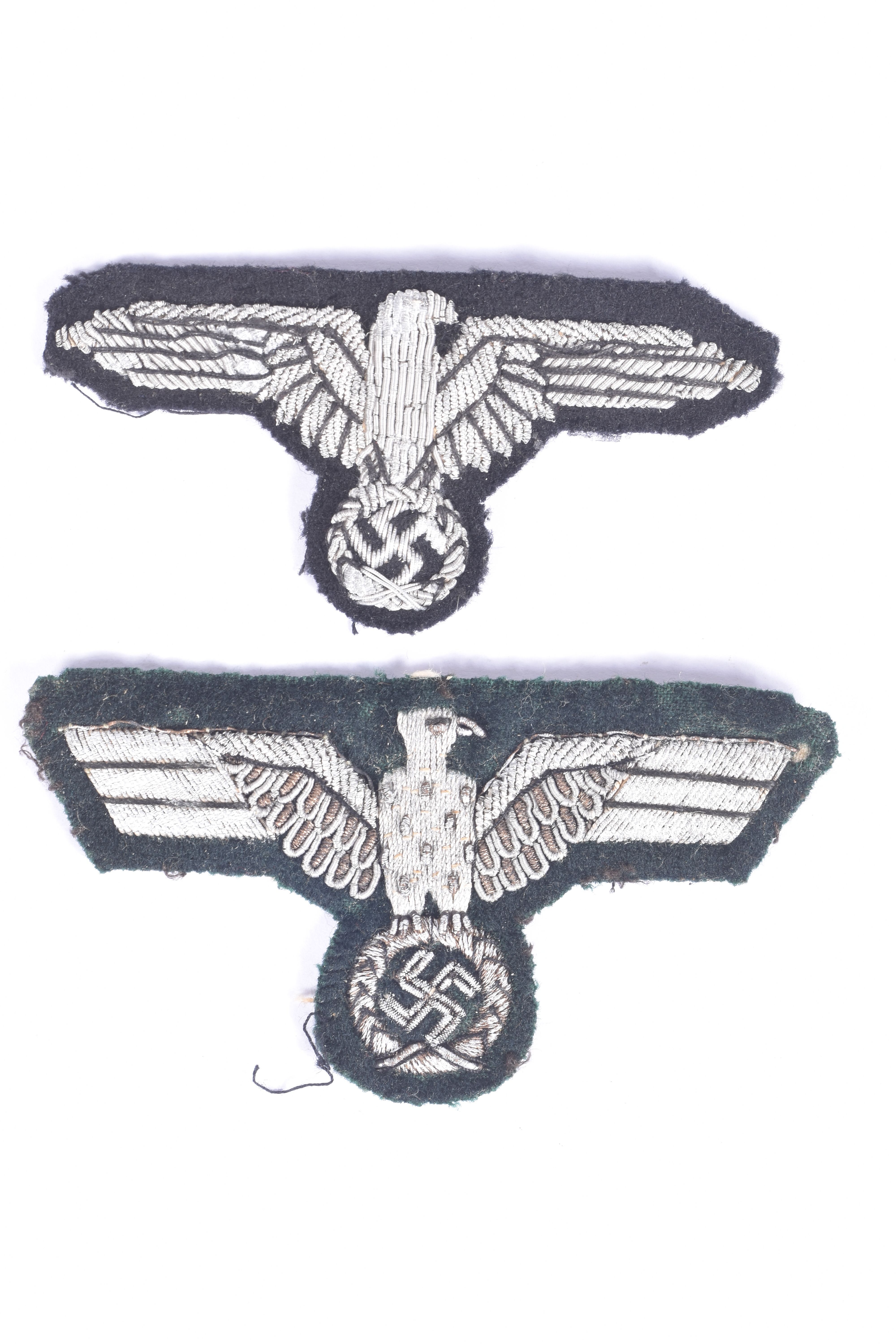 A SMALL COLLECTION OF GERMAN UNIFORM RELATED ITEMS, to include breast eagles, shoulder boards, - Image 4 of 11